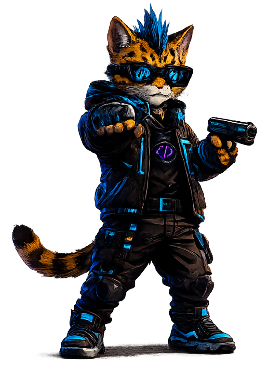 CATBYTE character artwork