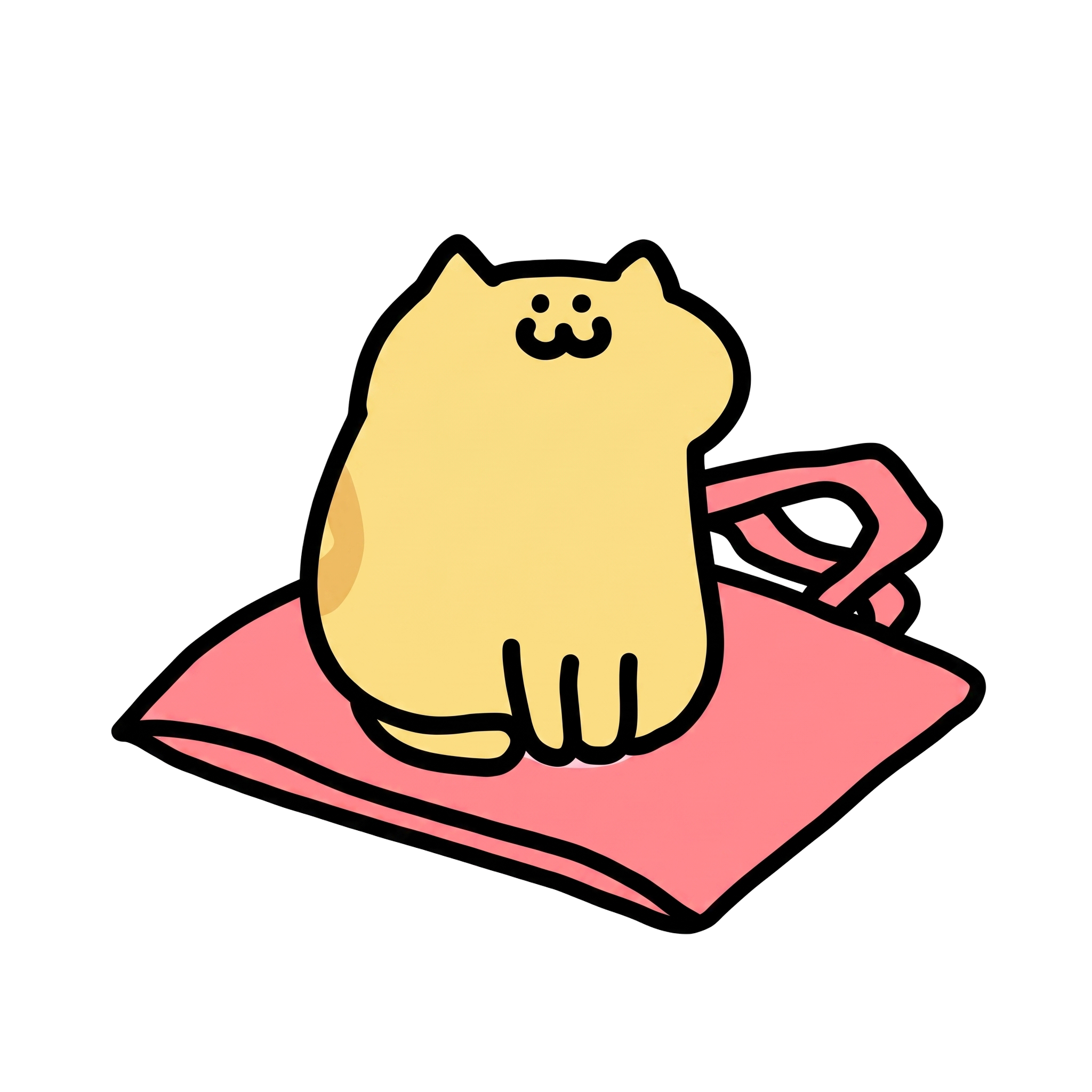 Biu sitting in a shopping bag
